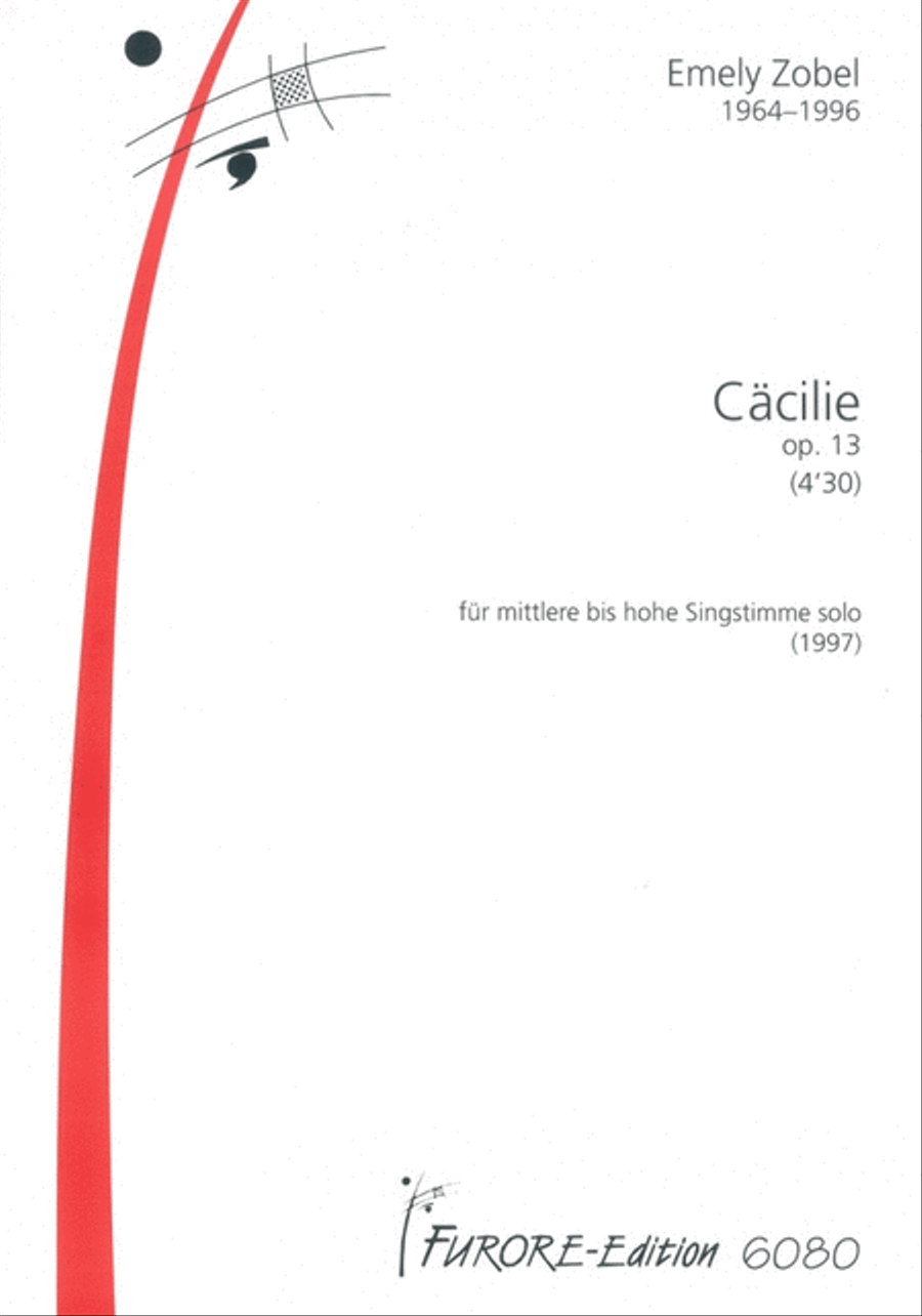 Cacilie op. 13 Voice Solo scores gallery preview page 1