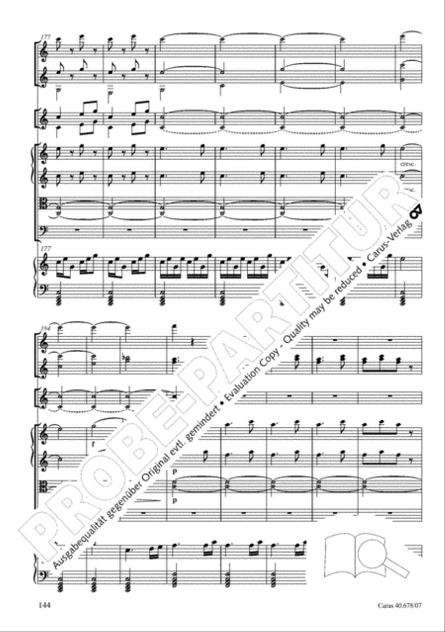 Missa pastoralis bohemica 4-Part scores gallery preview page 157