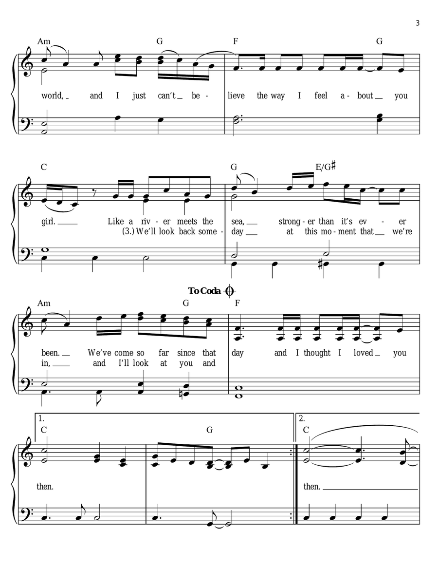 Then Easy Piano scores gallery preview page 3