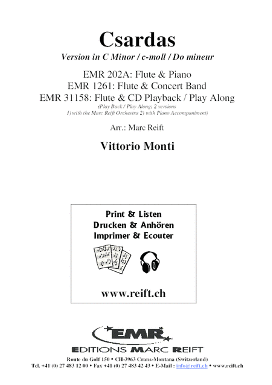 Csardas Flute Solo scores gallery preview page 2