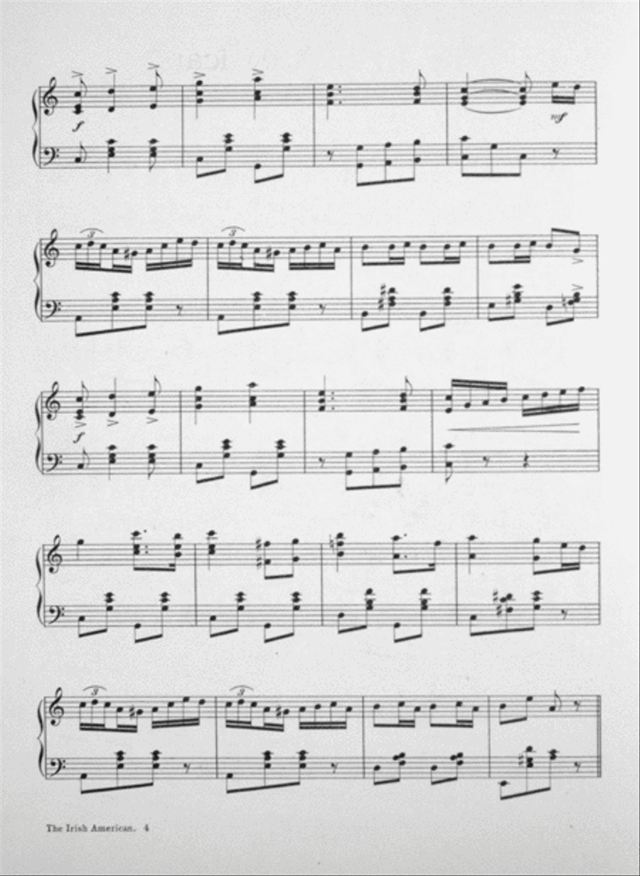 The Irish-American. March & Two-Step Piano Solo scores gallery preview page 3