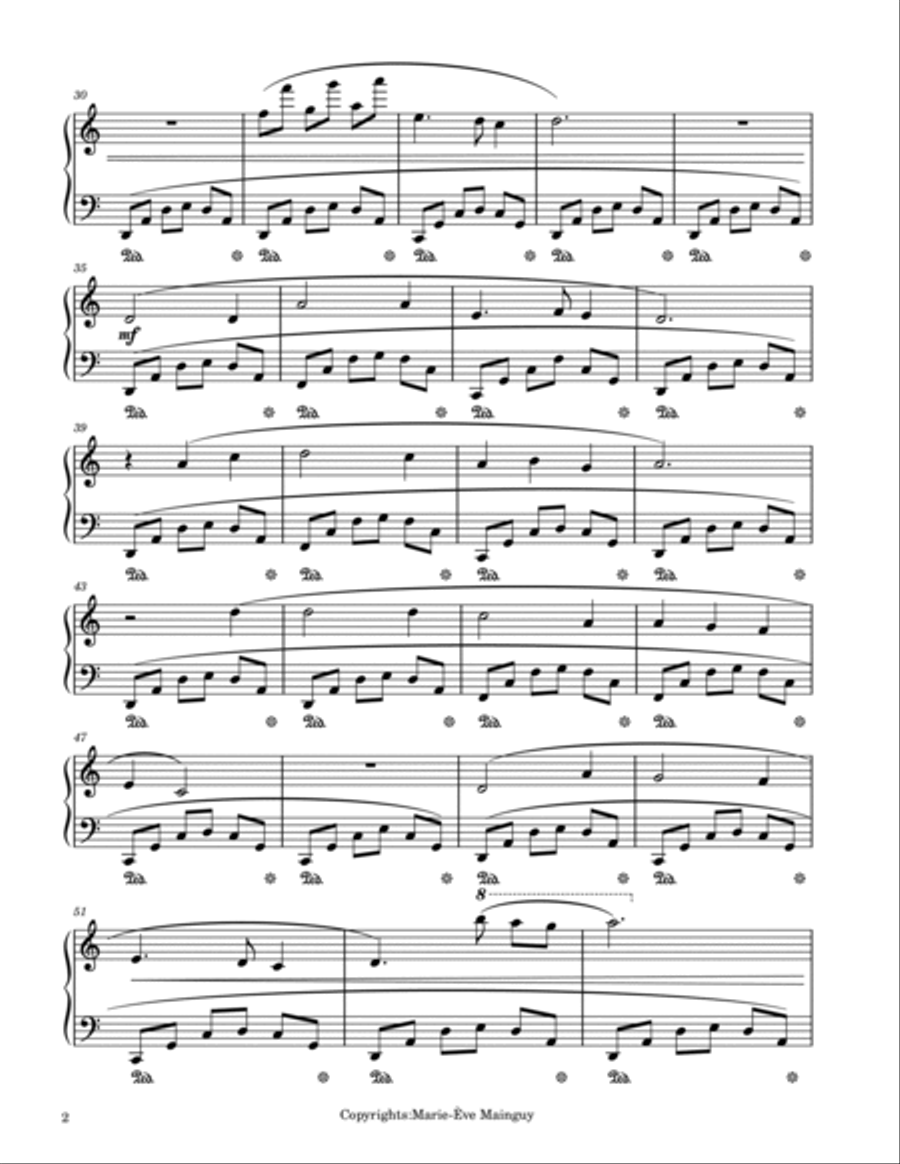 Scarborough Fair Scarborough Fair Piano Solo scores gallery preview page 2