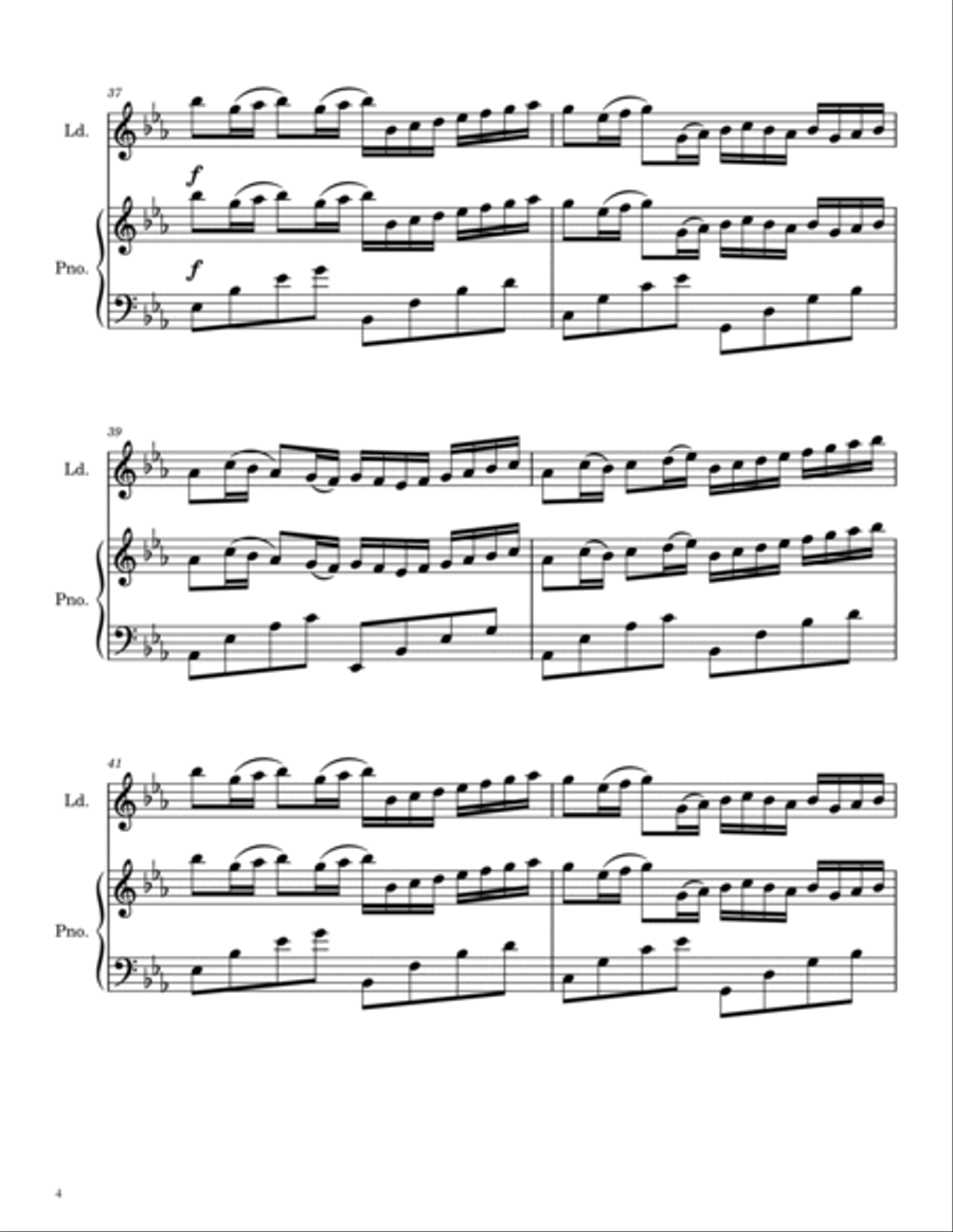Canon in D B-Flat Trumpet scores gallery preview page 6