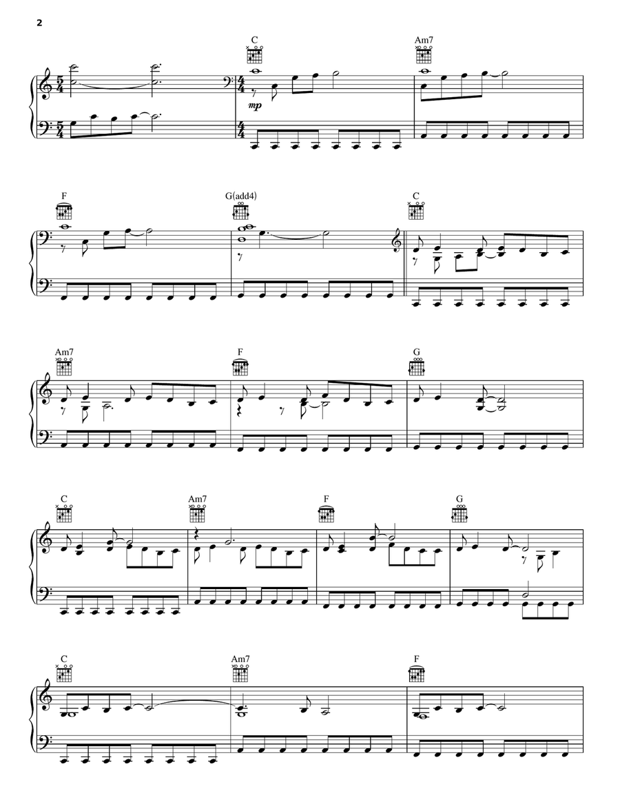 Latika's Theme Latika's Theme Piano, Vocal, Guitar scores gallery preview page 2
