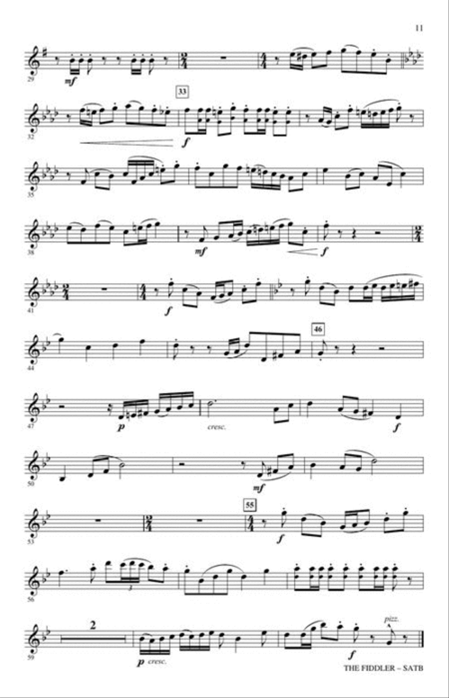 The Fiddler 4-Part scores gallery preview page 6