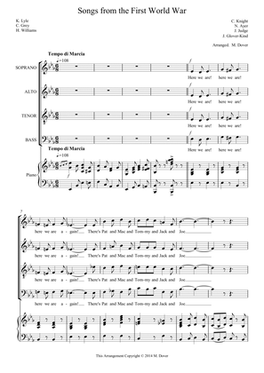 Songs from the First World War - Medley - SATB
