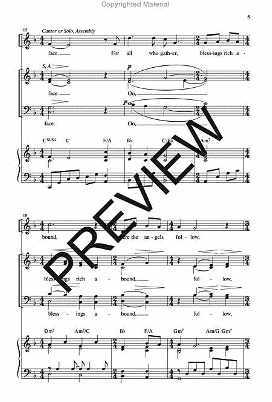 Holy Ground Holy Ground 4-Part scores gallery preview page 4