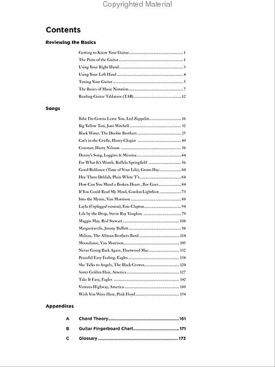 The Complete Idiot's Guide to Playing Acoustic Guitar Acoustic Guitar scores gallery preview page 6