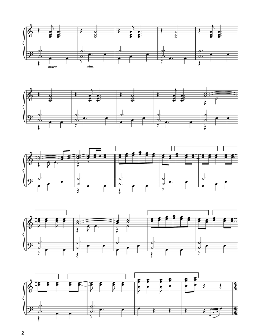 The Floating Bed The Floating Bed Piano Solo scores gallery preview page 2