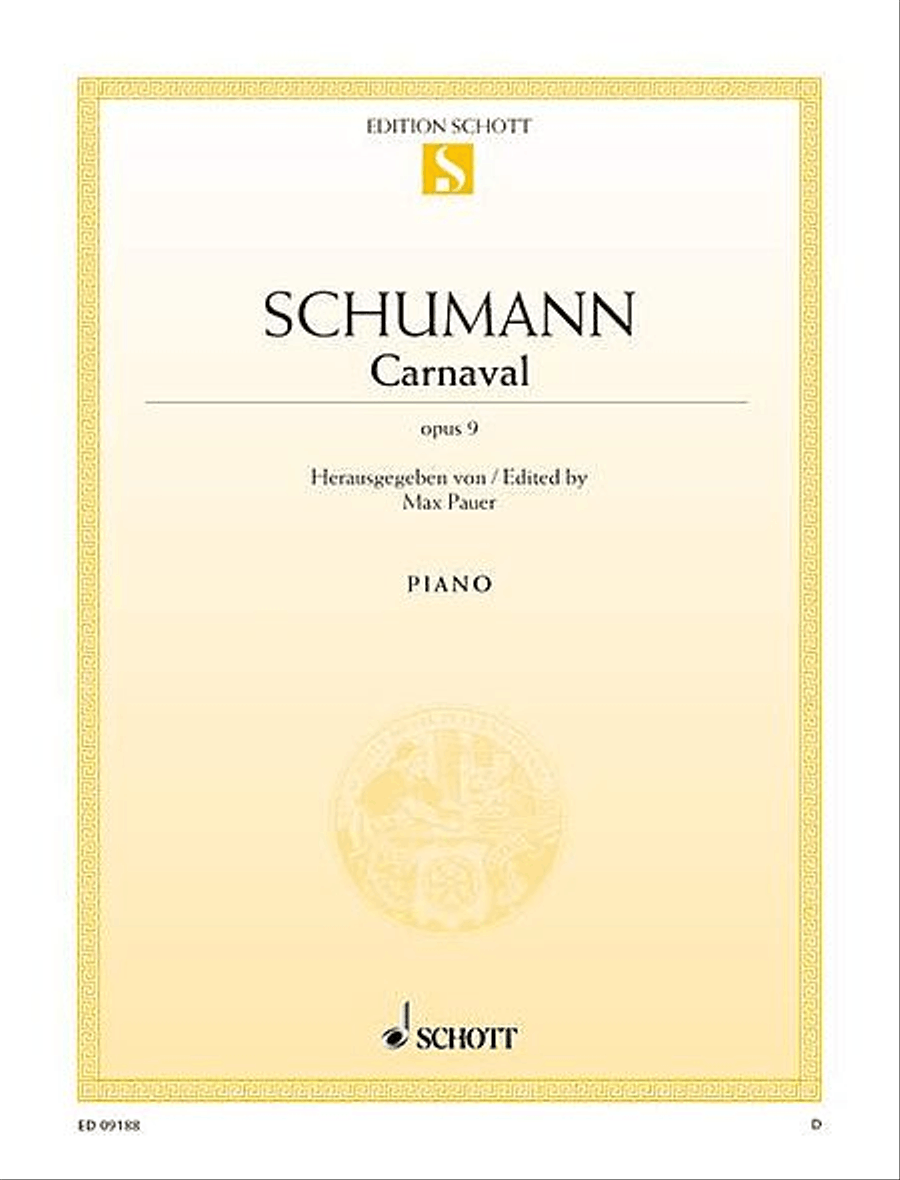 Carnaval, Op. 9 Carnaval, Op. 9 Piano Solo scores gallery preview page 1