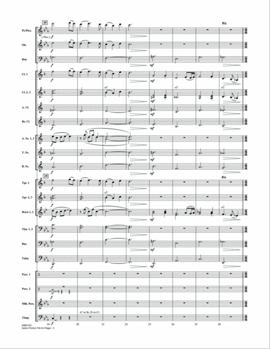 James Horner Movie Magic - Full Score