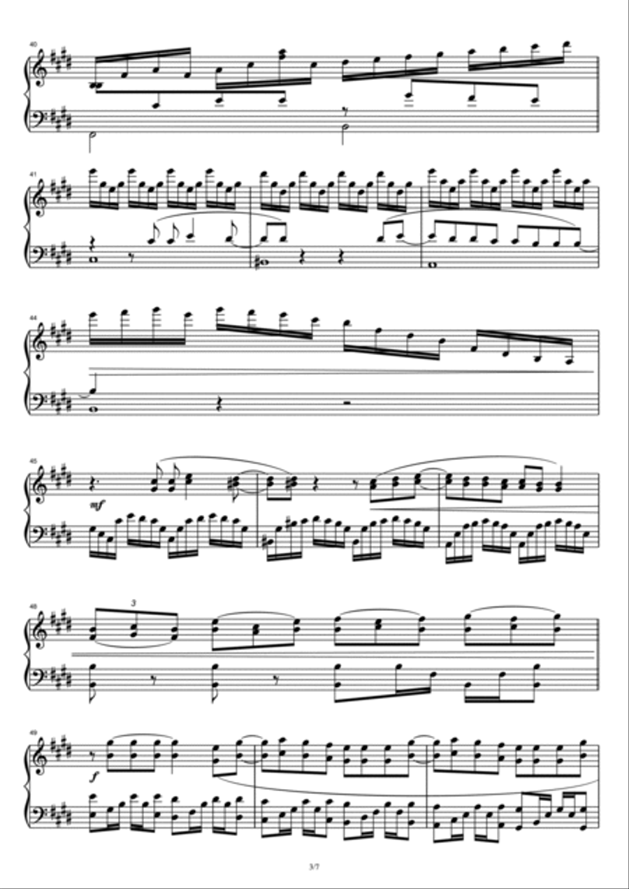 Permission To Dance Piano Solo scores gallery preview page 3