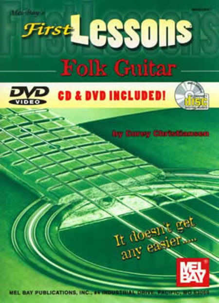 First Lessons Folk Guitar (Book CD DVD)