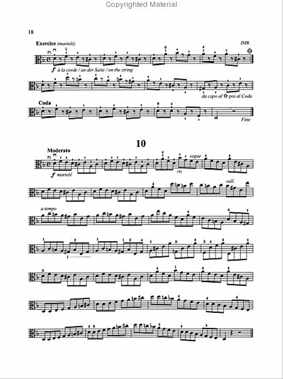 36 Melodious and Easy Studies Op. 84 Viola Solo scores gallery preview page 3
