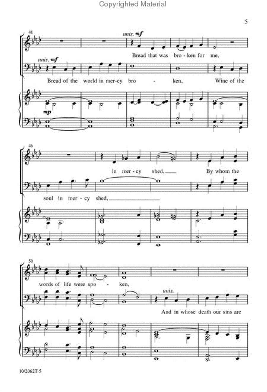 Communion 4-Part scores gallery preview page 5