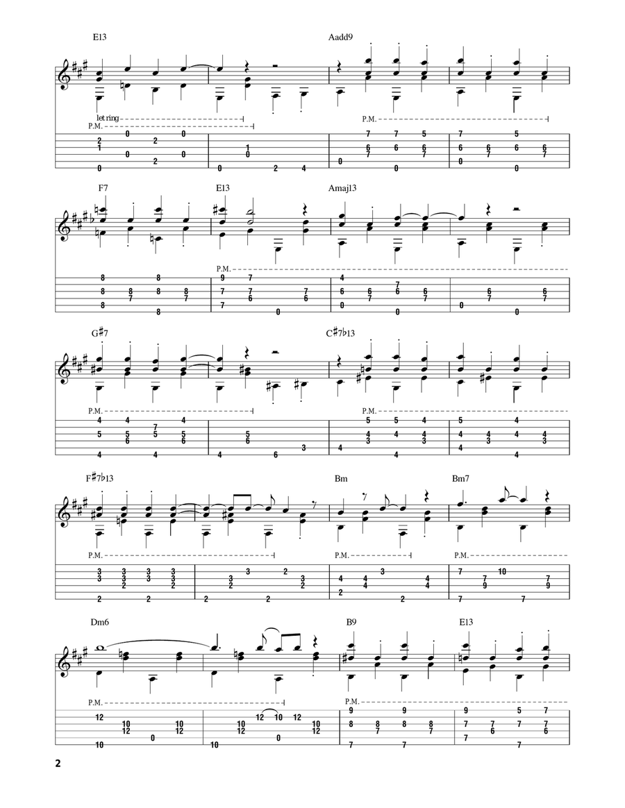 Mister Sandman Electric Guitar scores gallery preview page 2