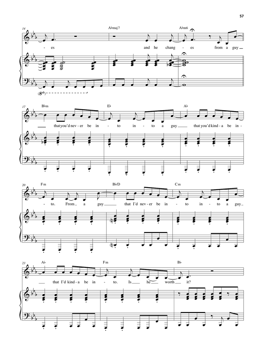 A Guy That I'd Kinda Be Into (from Be More Chill) Piano, Vocal scores gallery preview page 2