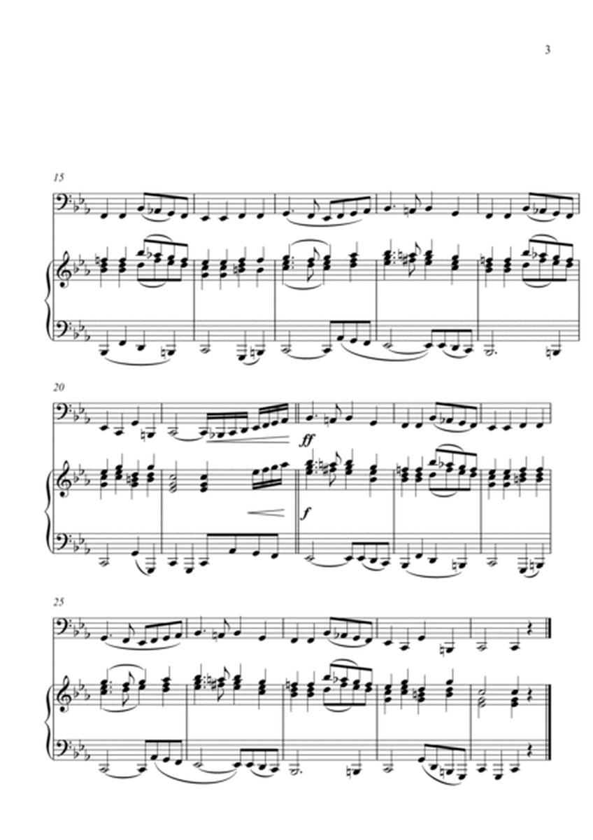 Ukrainian National Anthem for C Tuba & Piano MFAO World National Anthem Series image number null