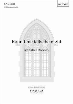 Book cover for Round me falls the night