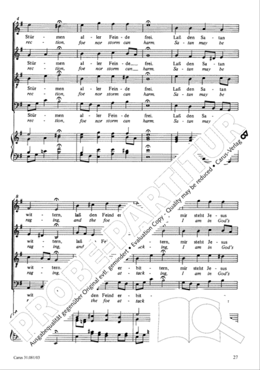 Jesus sleeps, is hope now fading (Jesus schlaft, was soll ich hoffen) ATB scores gallery preview page 28