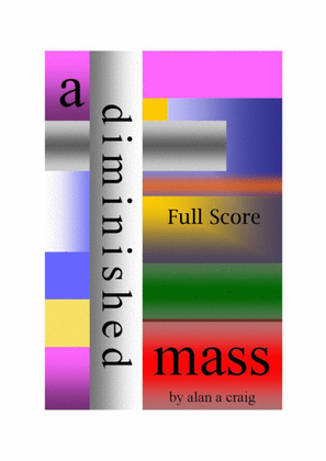 A Diminished Mass (Full Score and Parts)