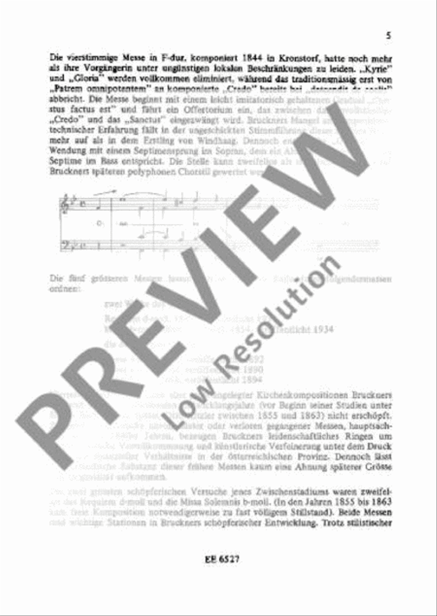 Mass No. 3 f minor Choir scores gallery preview page 6