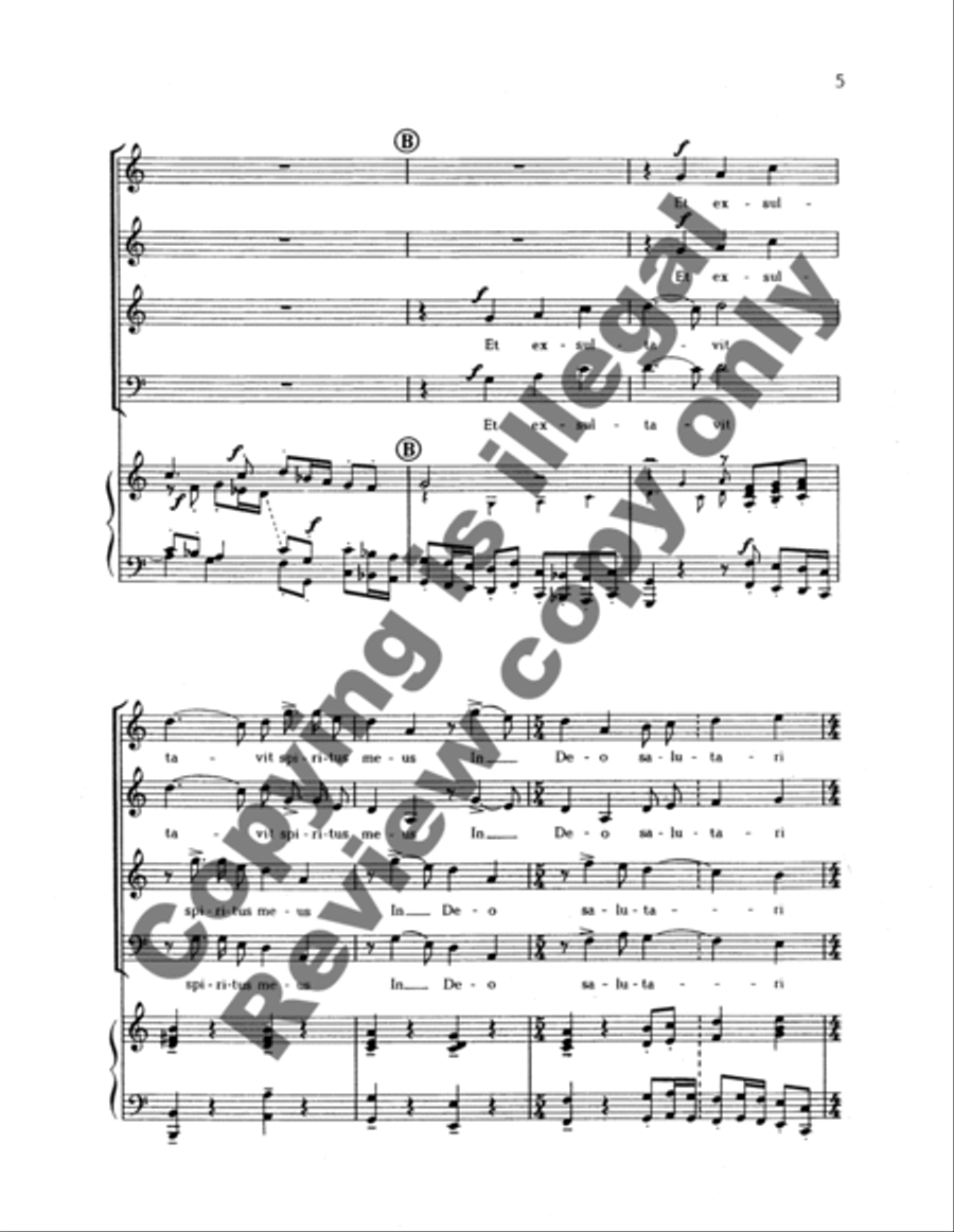 Magnificat 4-Part scores gallery preview page 12
