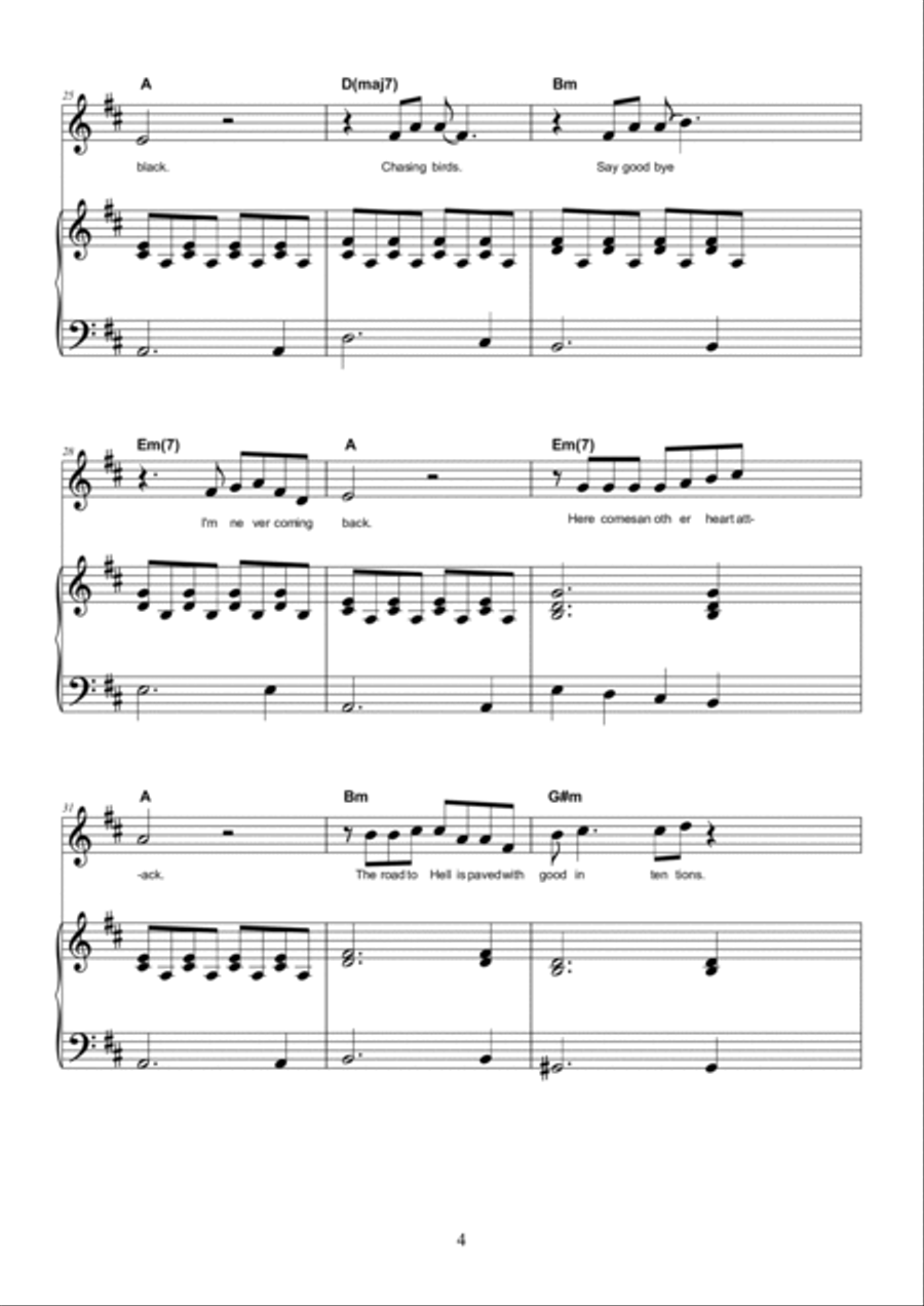 Chasing Birds 1 Piano, 4-Hands scores gallery preview page 5