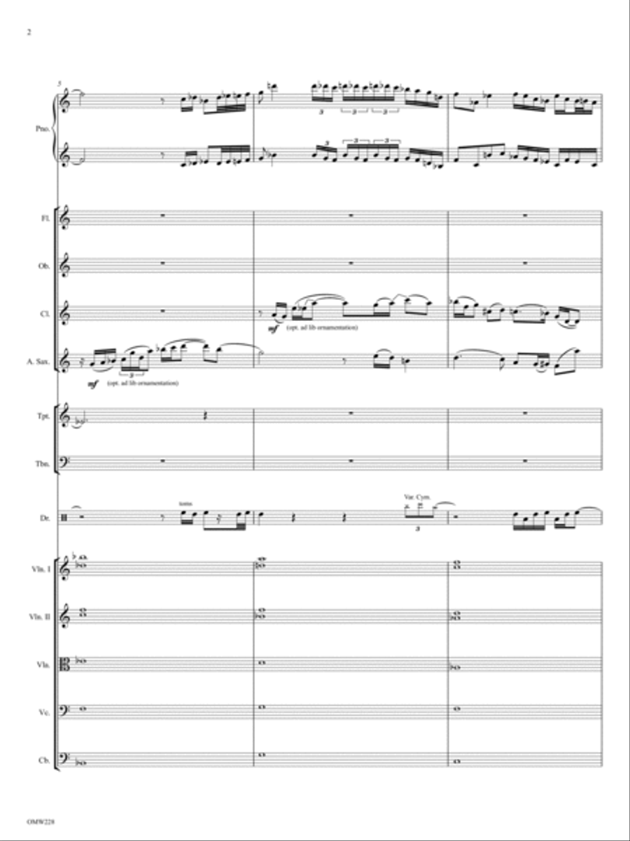 Capriccio Noir Chamber Orchestra scores gallery preview page 4