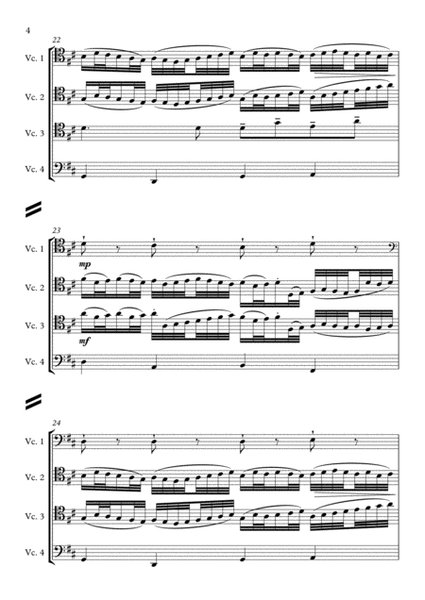 Canon in D (Cello Quartet) image number null