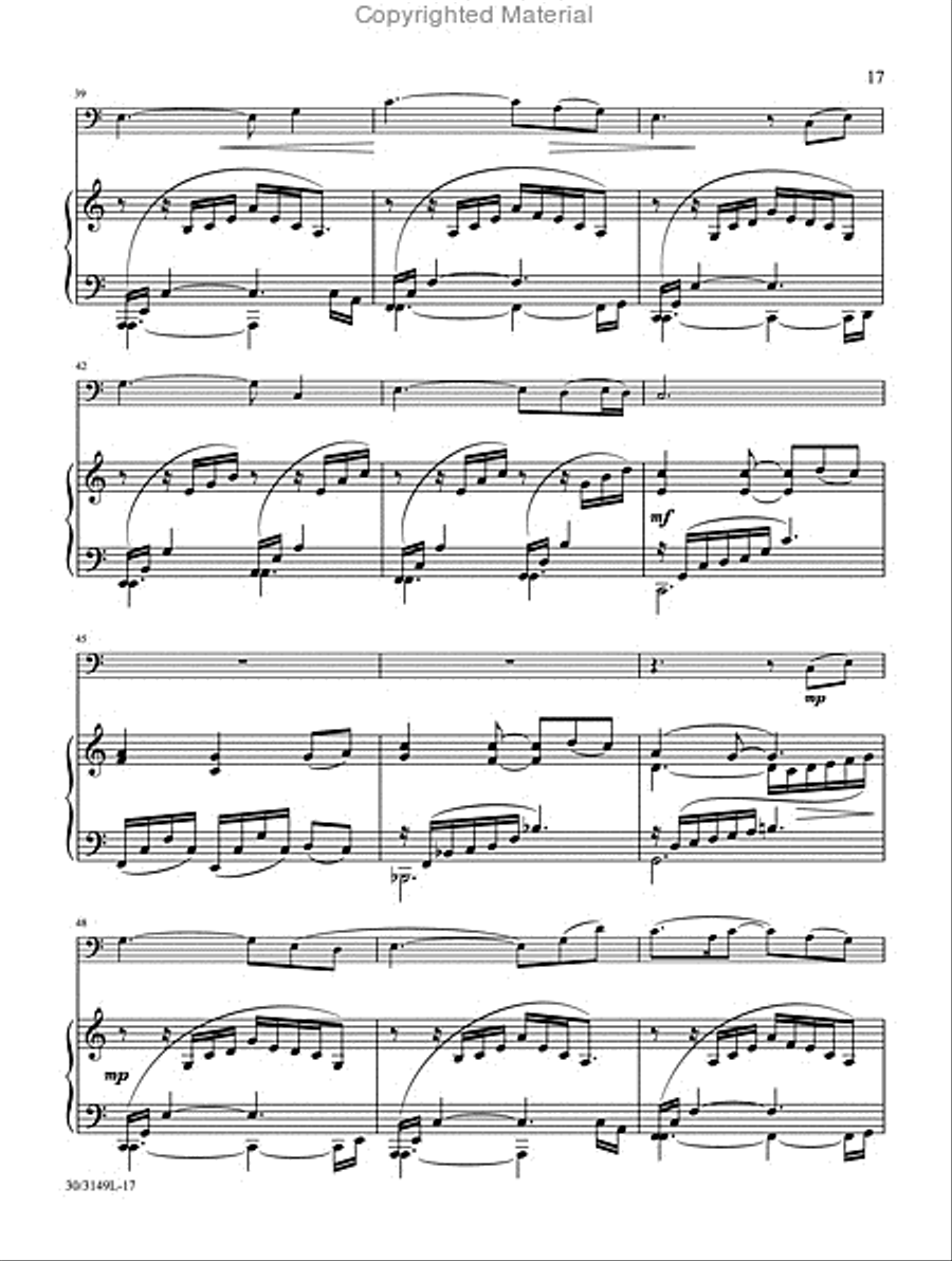 Trombone or Euphonium Solos for Worship, Vol. 2 Euphonium scores gallery preview page 11