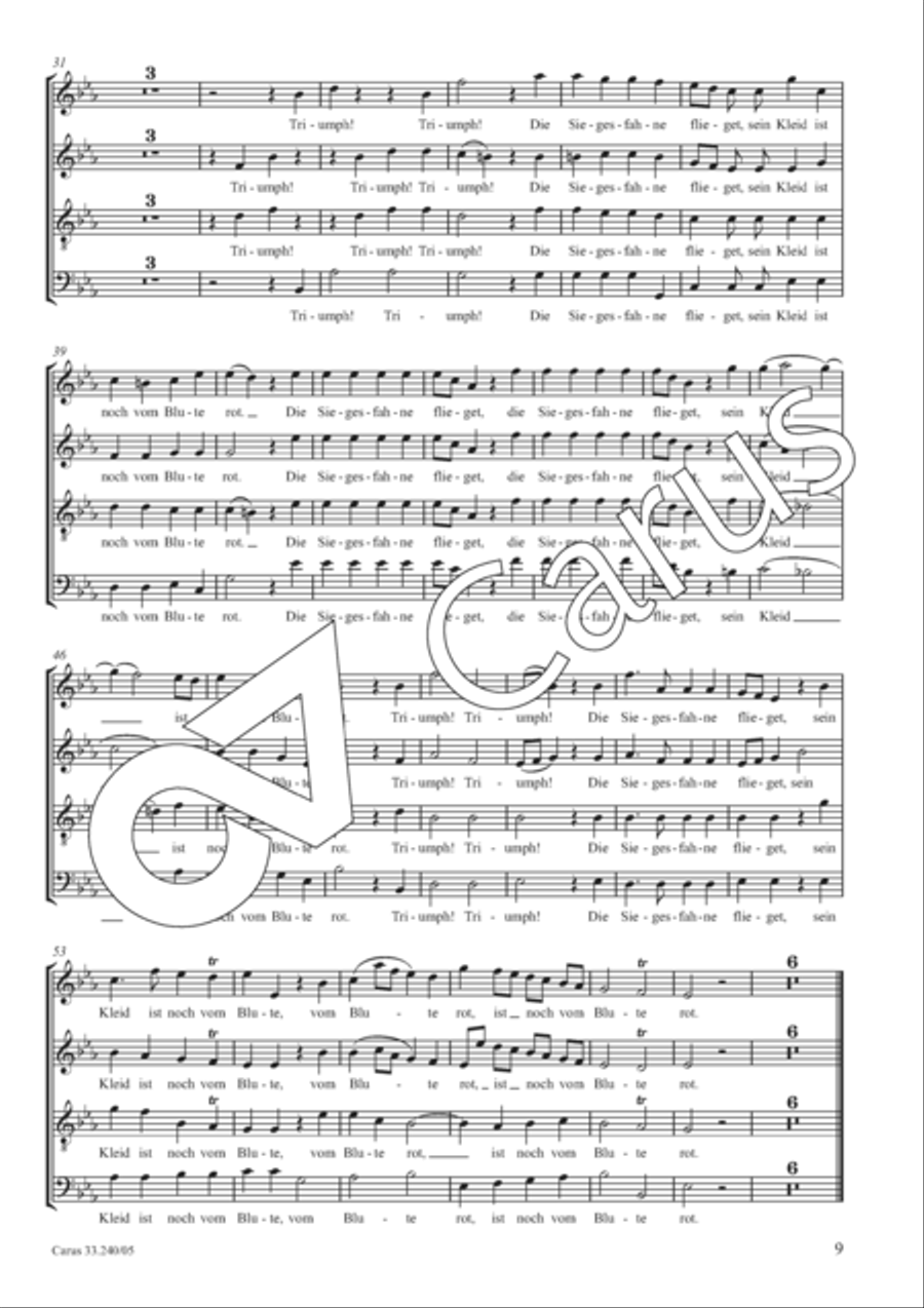 The Resurrection and Ascension of Jesus 4-Part scores gallery preview page 10