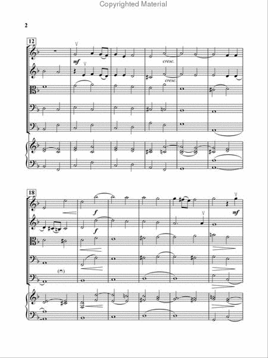 Hear Me O Lord Hear Me O Lord String Orchestra scores gallery preview page 3