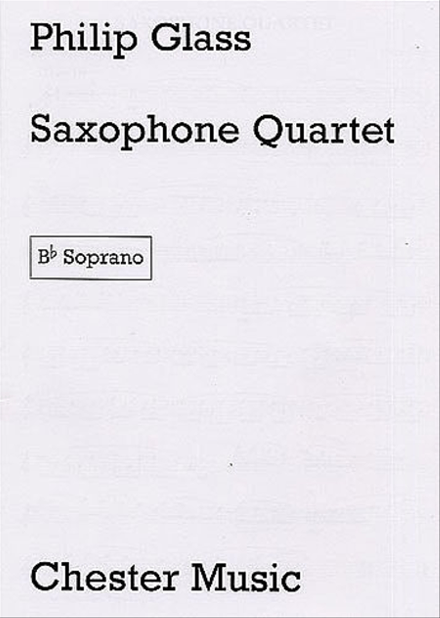 Saxophone Quartet