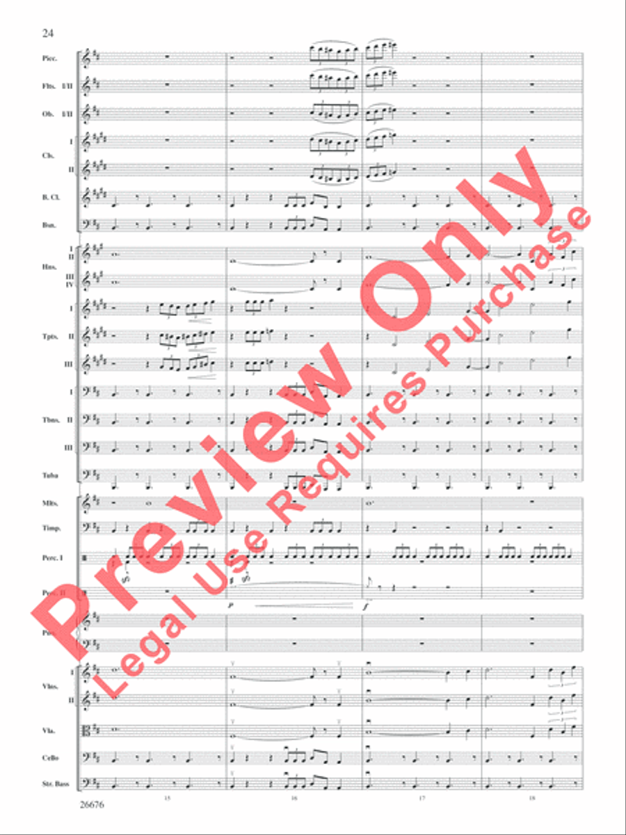 Star Wars Epic -- Part I, Suite from the Full Orchestra scores gallery preview page 25