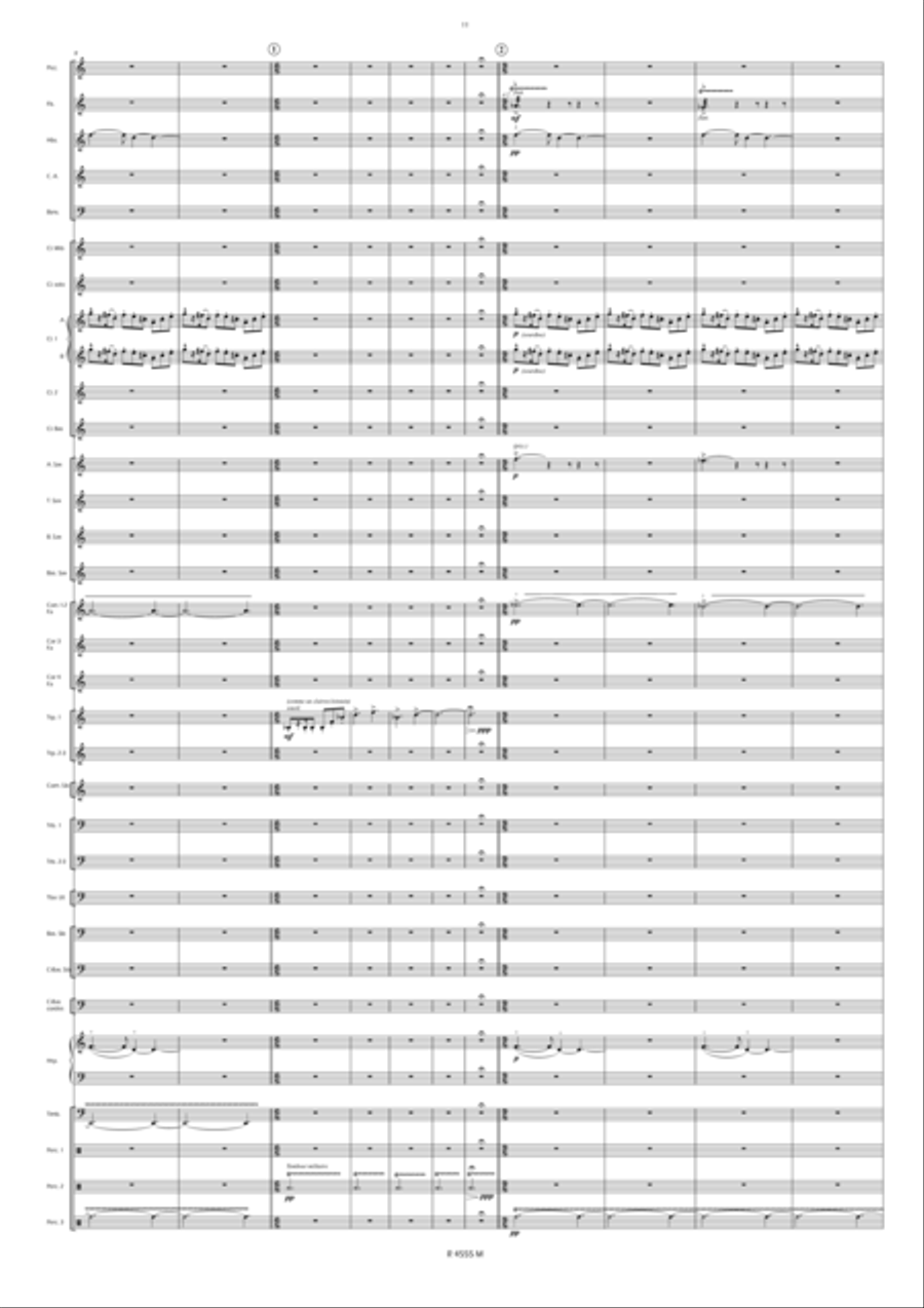 Noces de Cendres Concert Band scores gallery preview page 10