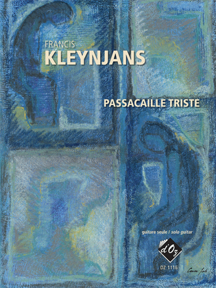 Book cover for Passacaille triste, opus 246