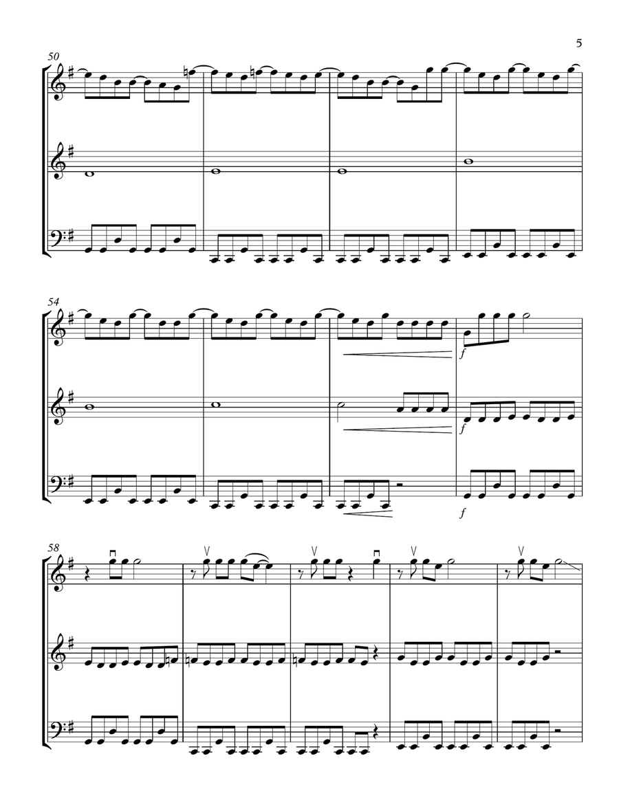 I Gotta Feeling String Trio scores gallery preview page 5