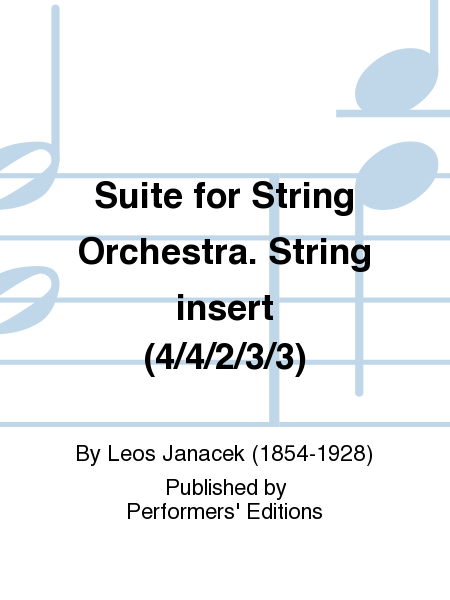 Suite for String Orchestra. String insert (4/4/2/3/3)