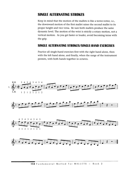 Fundamental Method for Mallets, Book 2 by Mitchell Peters Percussion - Sheet Music