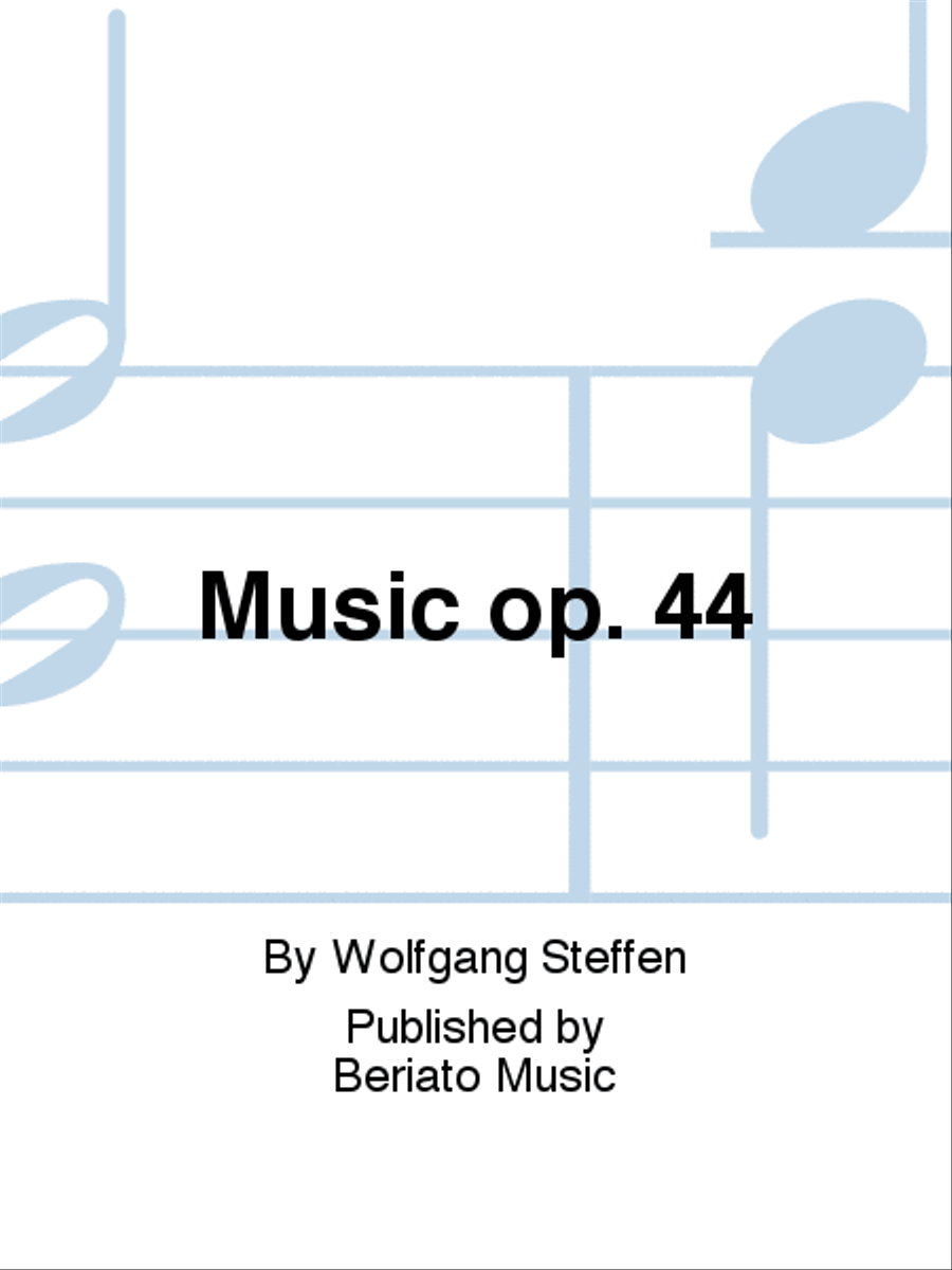 Music op. 44 Music op. 44 Piano scores gallery preview page 1