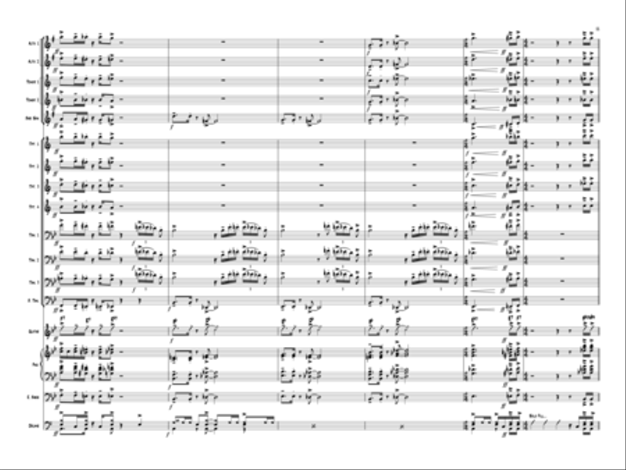 Bone Collection Jazz Ensemble scores gallery preview page 11