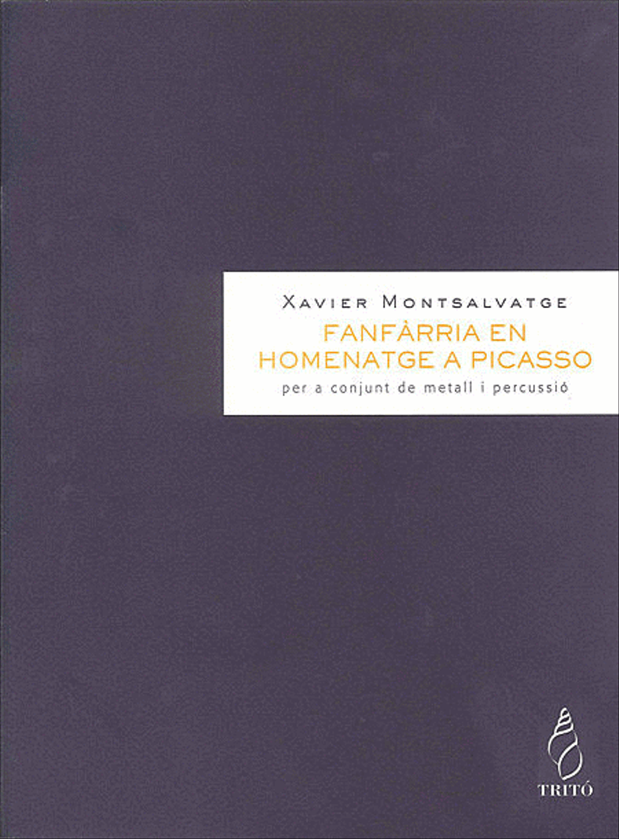 Fanfàrria en homenatge a Picasso Percussion scores gallery preview page 1