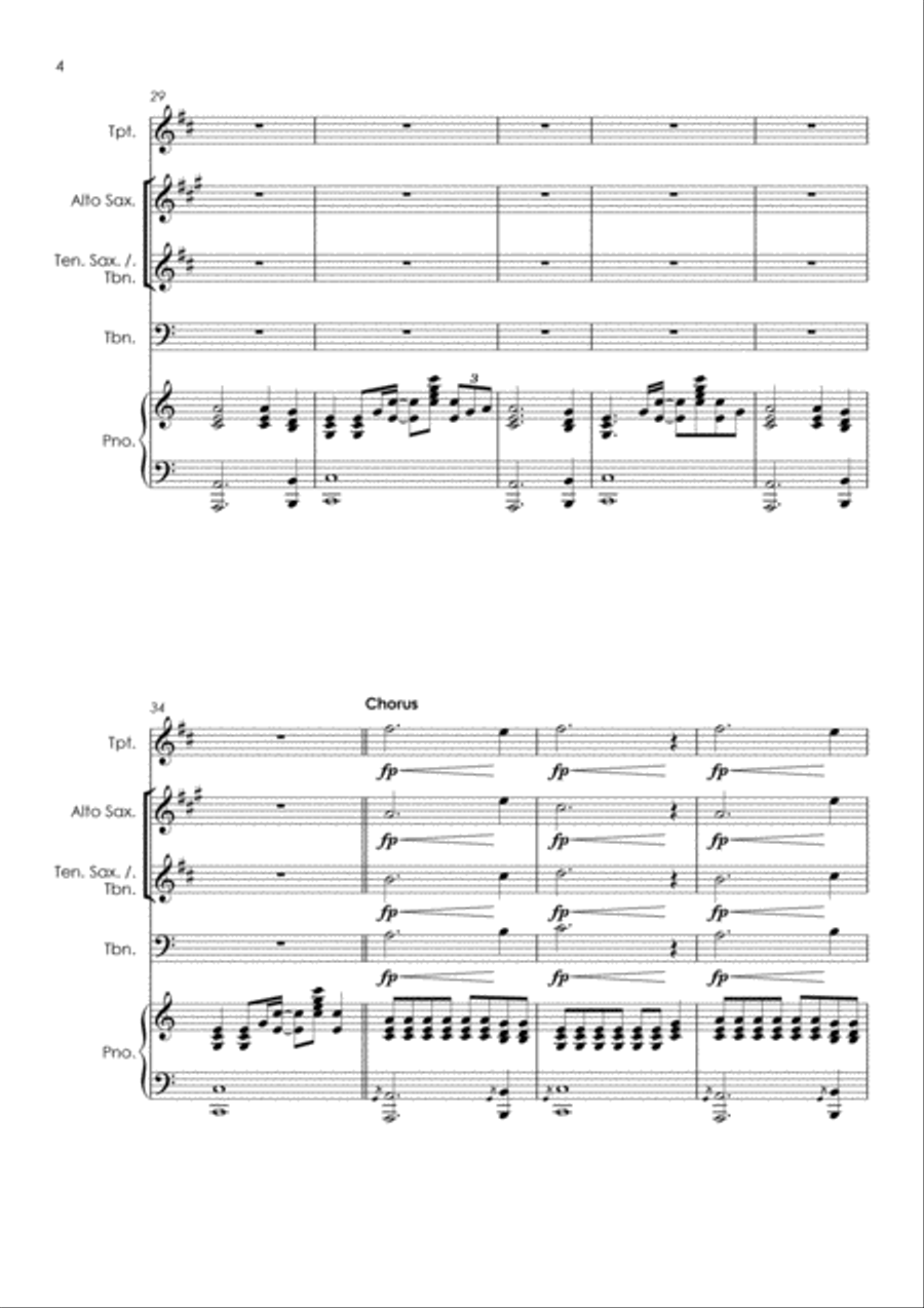 Next To Me Tenor Saxophone scores gallery preview page 6