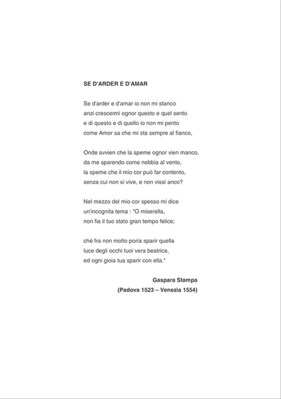 Se d'arder e d'amar Se d'arder e d'amar Small Ensemble scores gallery preview page 5