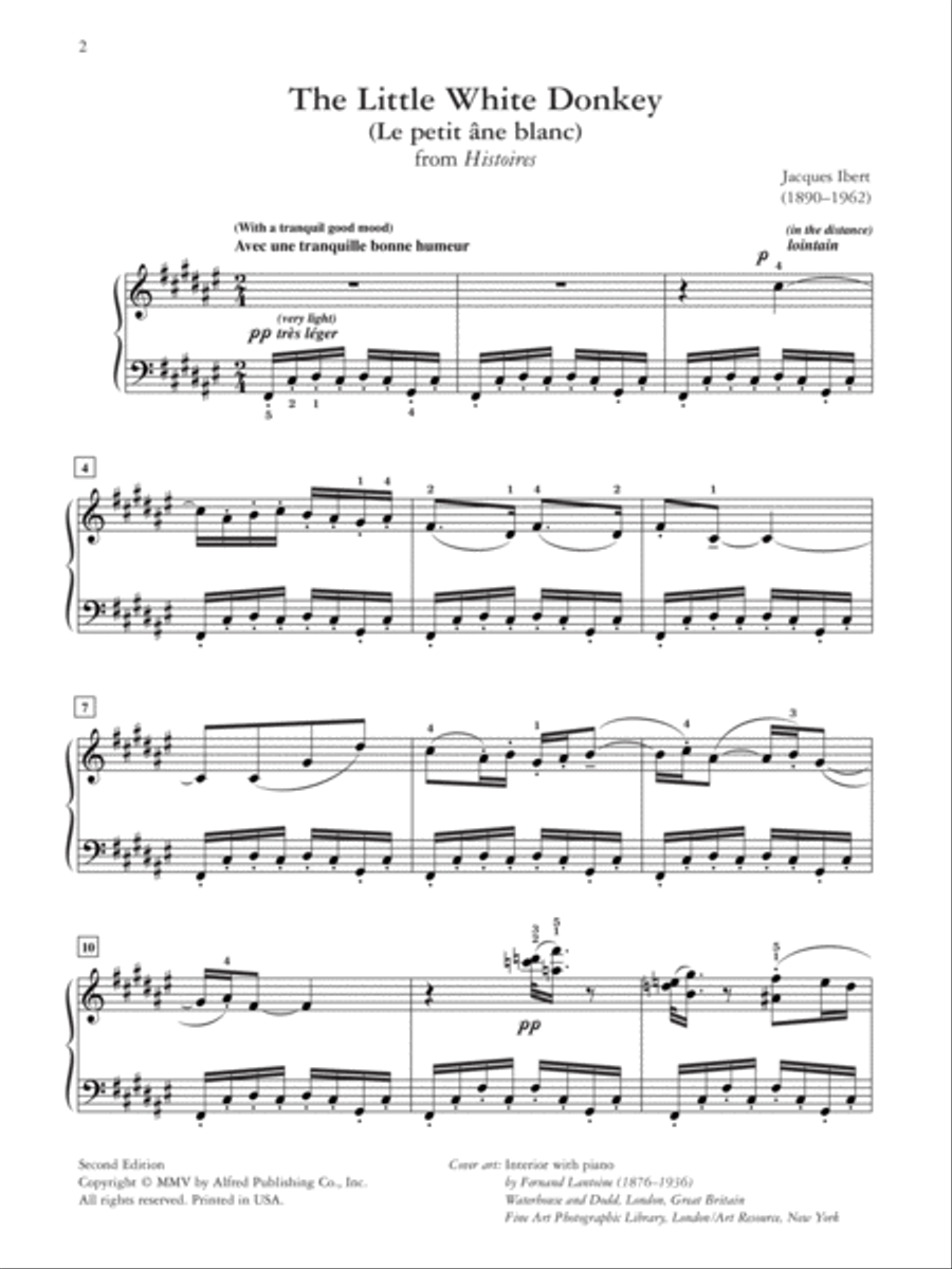 The Little White Donkey Small Ensemble scores gallery preview page 2