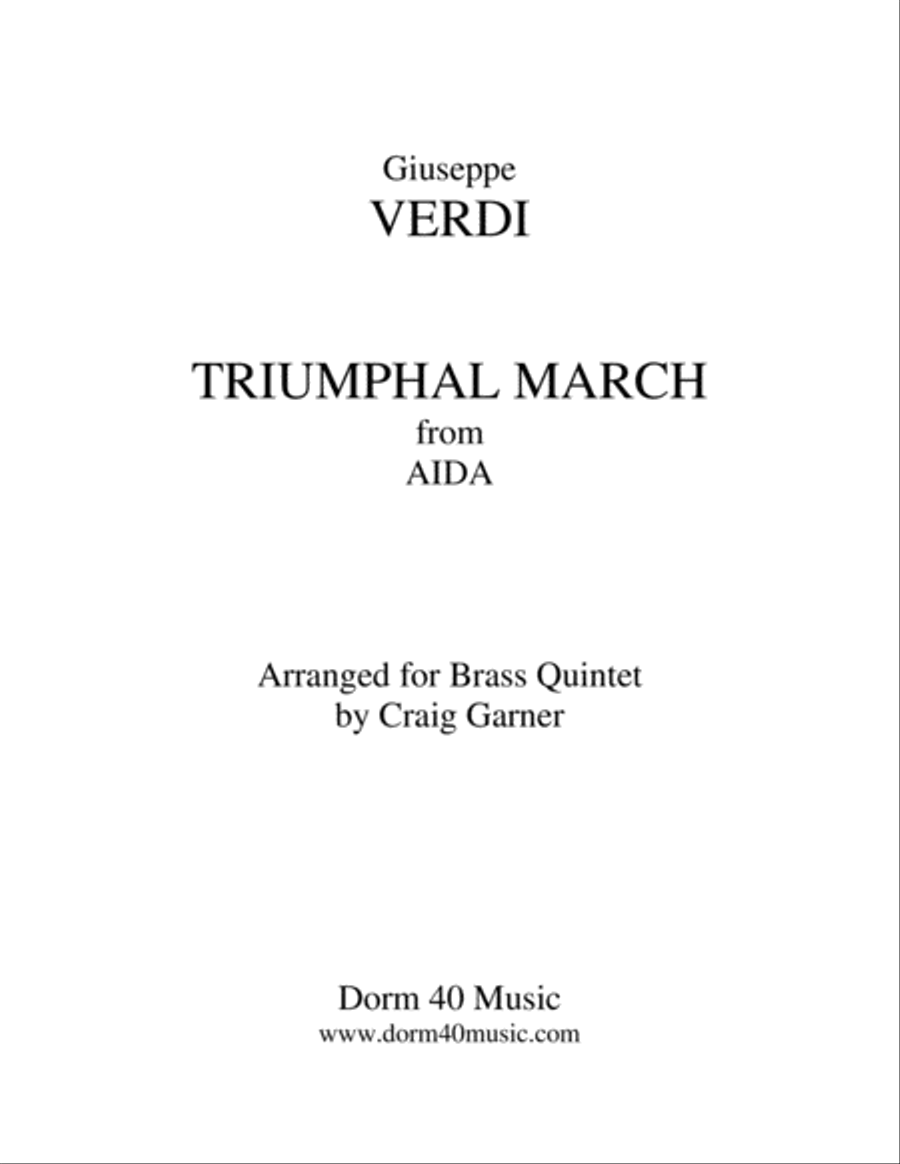 Triumphal March, from 