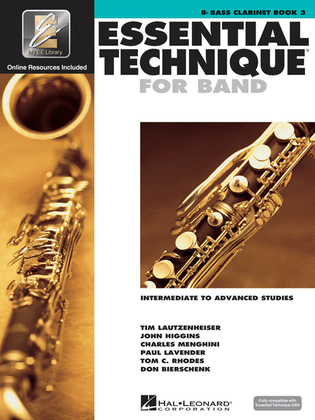 Book cover for Essential Technique for Band – Intermediate to Advanced Studies