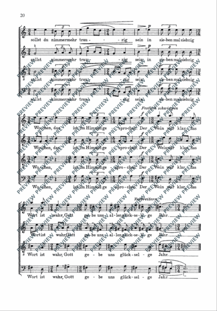 Magic and blessing Magic and blessing 4-Part scores gallery preview page 21