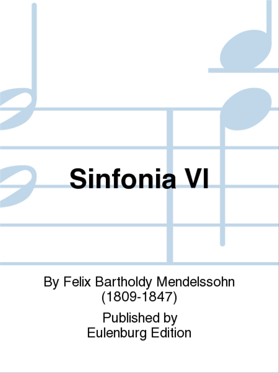 Sinfonia No. 6 in Eb major MWV N 6